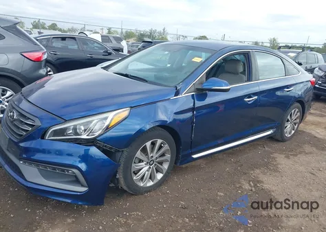 2015 Hyundai Sonata Sport из США, поврежденный, VIN 5NPE34AF0FH076028
